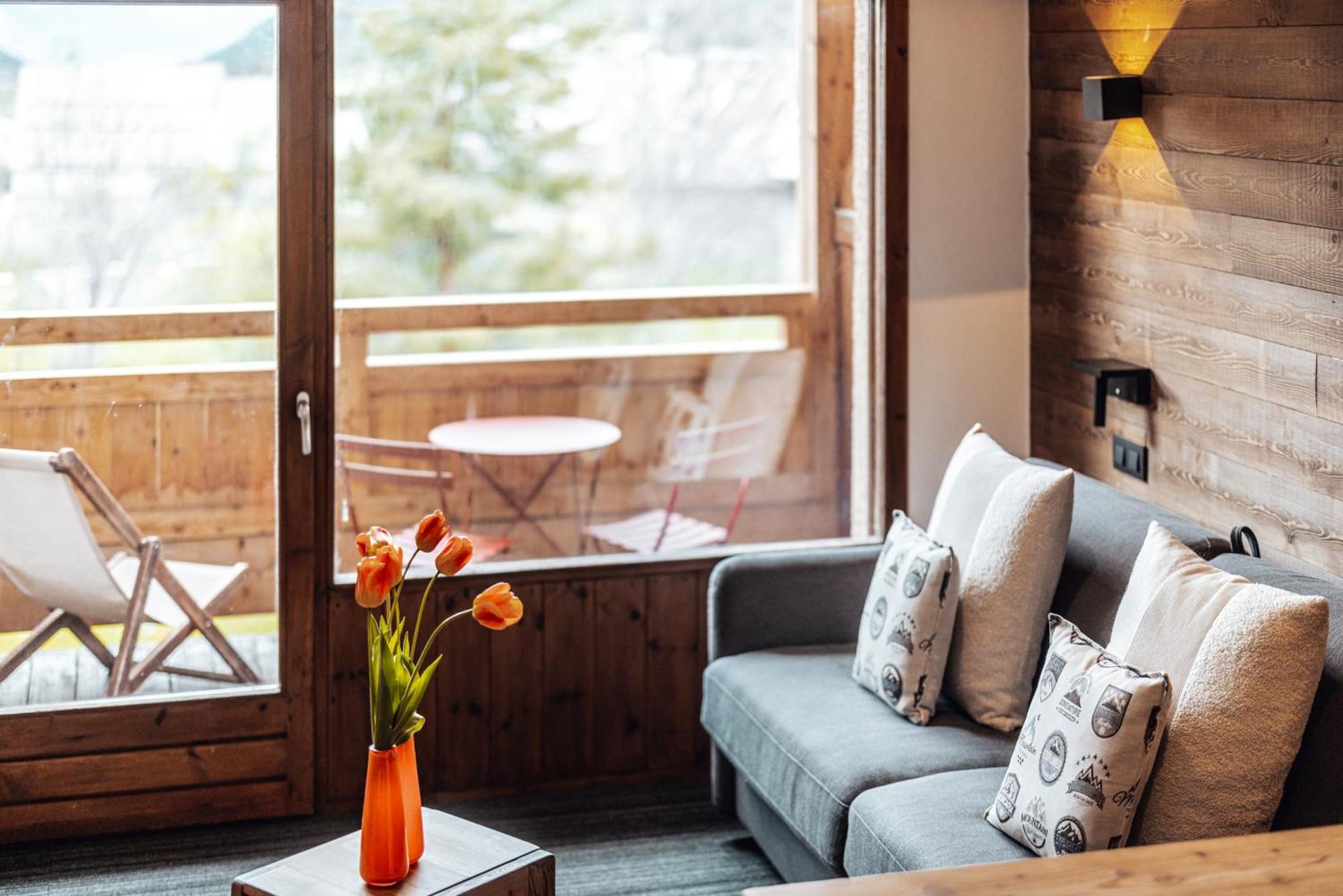 Alliey & Spa Piscine Appart-Hotel Serre Chevalier Le Monêtier-les-Bains المظهر الخارجي الصورة